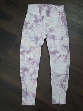 aerie Lavender Tie-Dye High-Rise Leggings